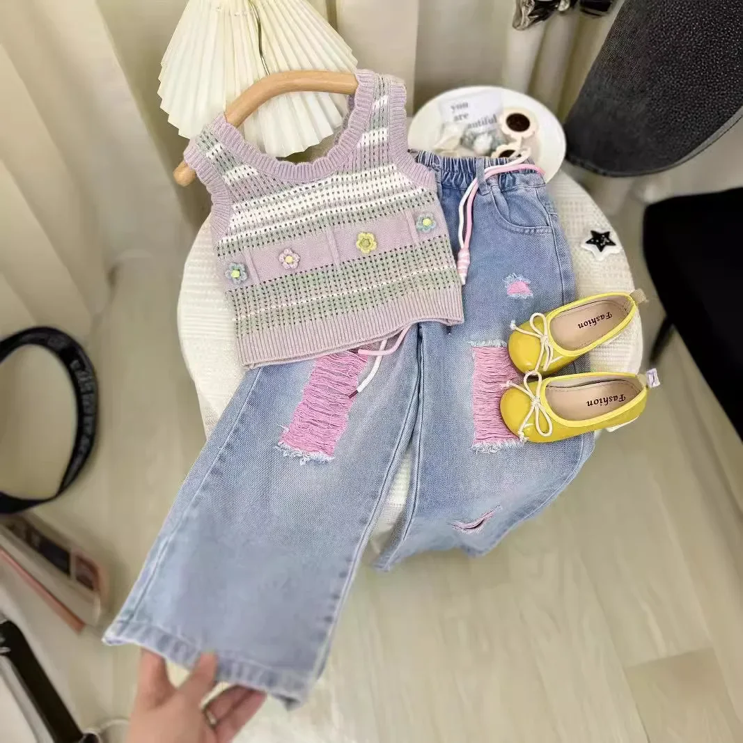 Kids Wear Purple 3 Piece  | Al-4210