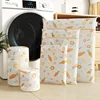 5PCS Cartoon Laundry Bag For Washing Machine Protecing Clothes Larger Cute Print Washing Bag Dirty Clothes Storage Bag 4