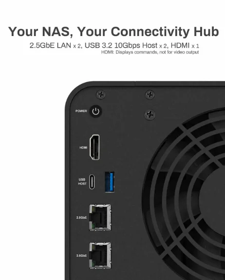 TERRAMASTER F4-424 4Bay NAS 丮, N95/N100  ھ CPU, 8GB DDR5 RAM, Ʈũ  丮 (ũ)