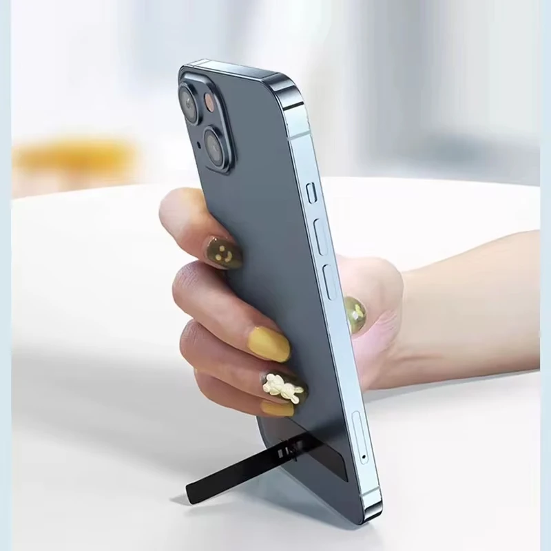 Ultra-Thin Invisible Foldable Mini Stand – Portable Stainless Steel Device Holder