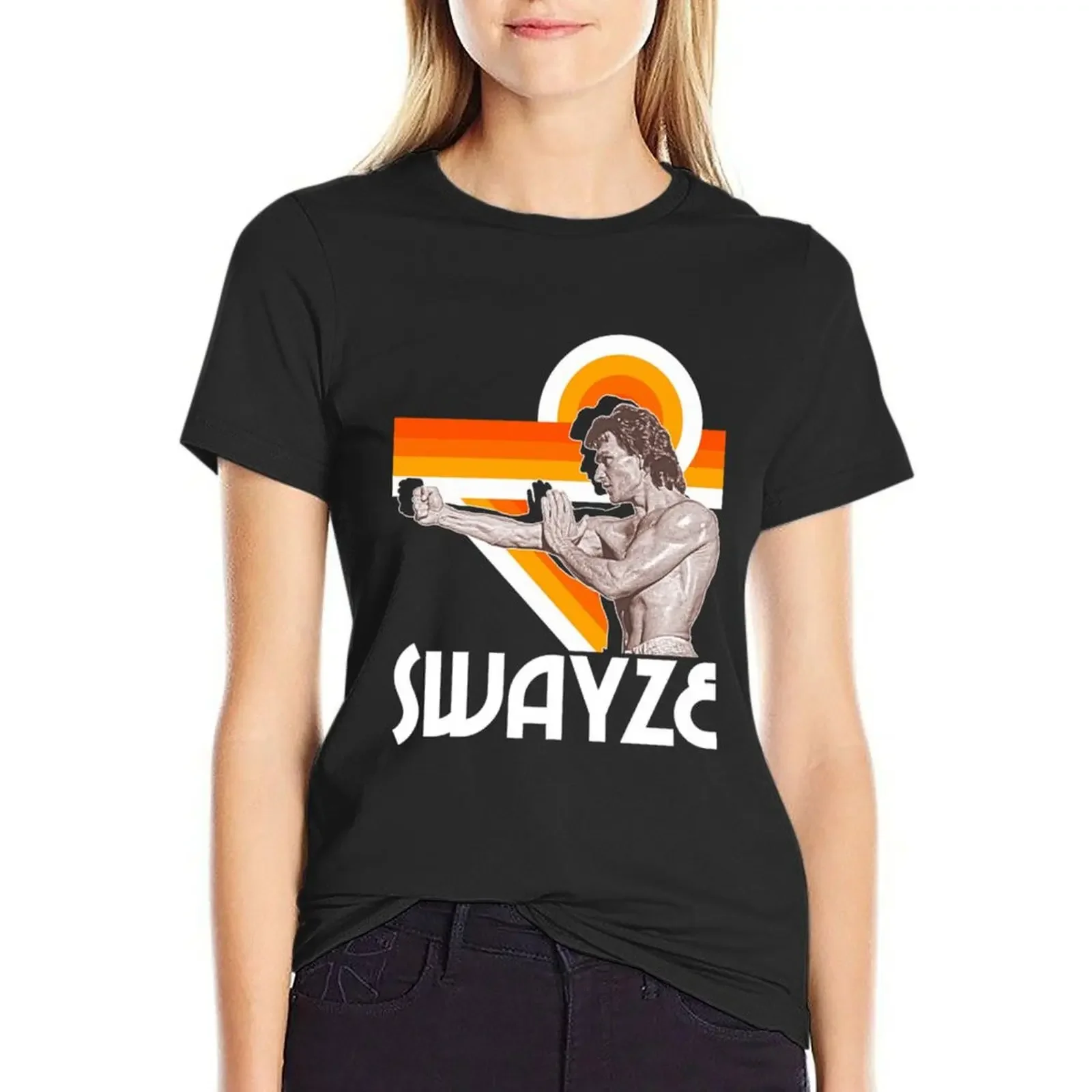 

Swayze Roadhouse художественная Подарочная футболка женская рубашка с животным принтом для девочек весенняя одежда для женщин 2024