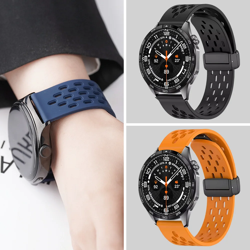 Silicone Magnetic Sport Band Replacement Strap - Premium Silicone Bracelet