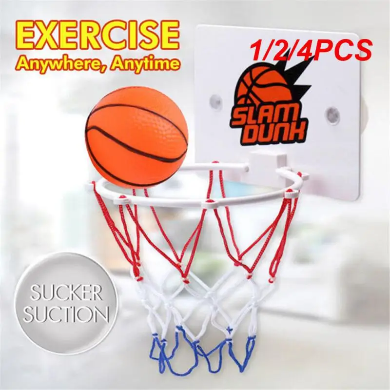 

1/2/4PCS Plastic Basketball Backboard Entertaining Adjustable Height Fitness Exercise Funny Game Durable Material Kids Portable