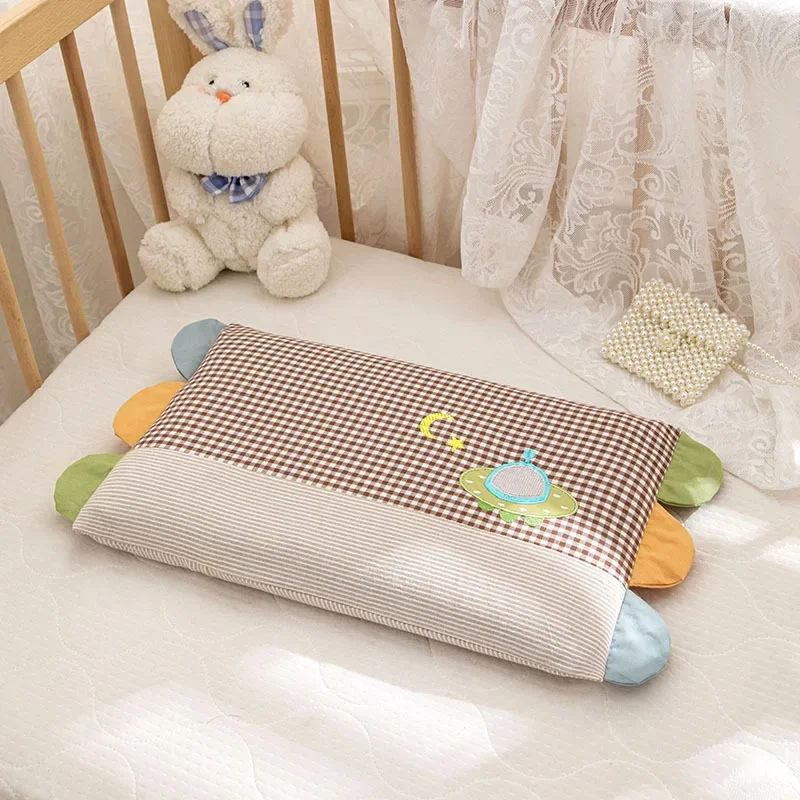 Cartoon Pattern Children's Pillow Removable Washable Baby Pillow with Zipper Household Breathable Cotton Boys Girls Pillow 3