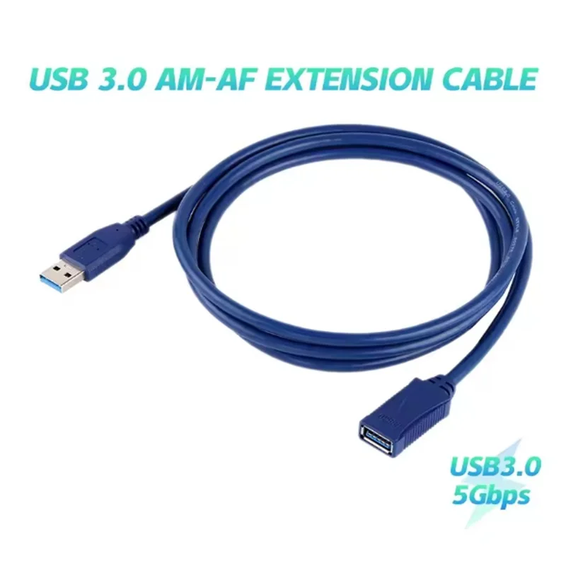 5m USB 3.0 연장 케이블 남성-여성 M/F 코드 어댑터 초고속 데이터 전송 충전 전송 하드 디스크 연결