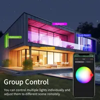 Smart WiFi LED Ceiling Light 24W Cozylife APP Control Voice Control Round Panel Ambient Lamp AC85-265V Works Alexa Geogle Home - Image 3