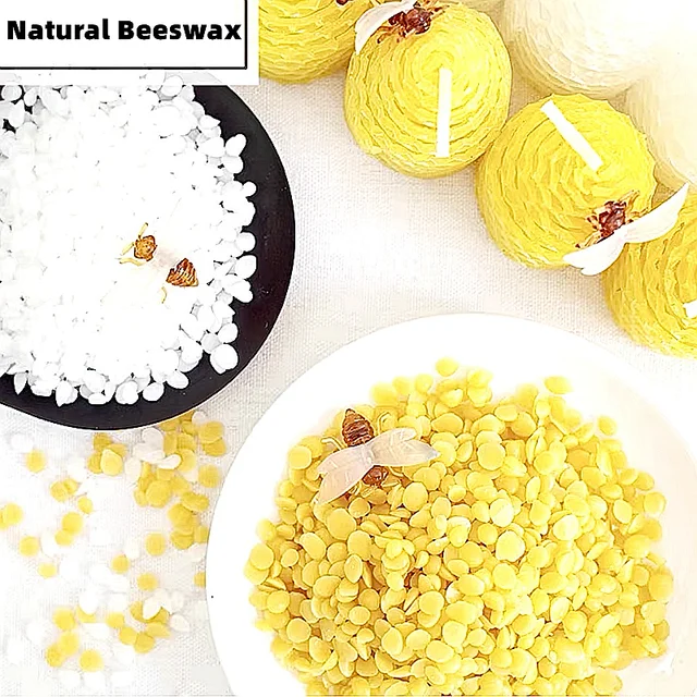 Wholesale Natural Pure Yellow Beeswax White Beeswax Pastilles 100%Food  Grade - China Organic Beeswax, White Yellow Honey Beeswax