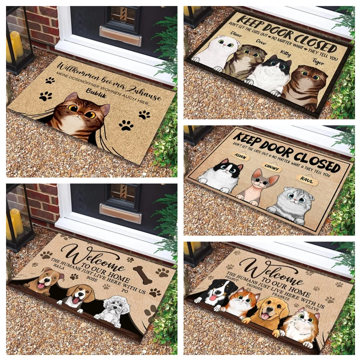 

Коврик в виде кошки для украшения дома, Придверный коврик, входной коврик, диатомовый грязевой дверной коврик, домашний 40x60 см 15,7x23,6 дюйма 50x80 см 19,7x31,5 дюйма