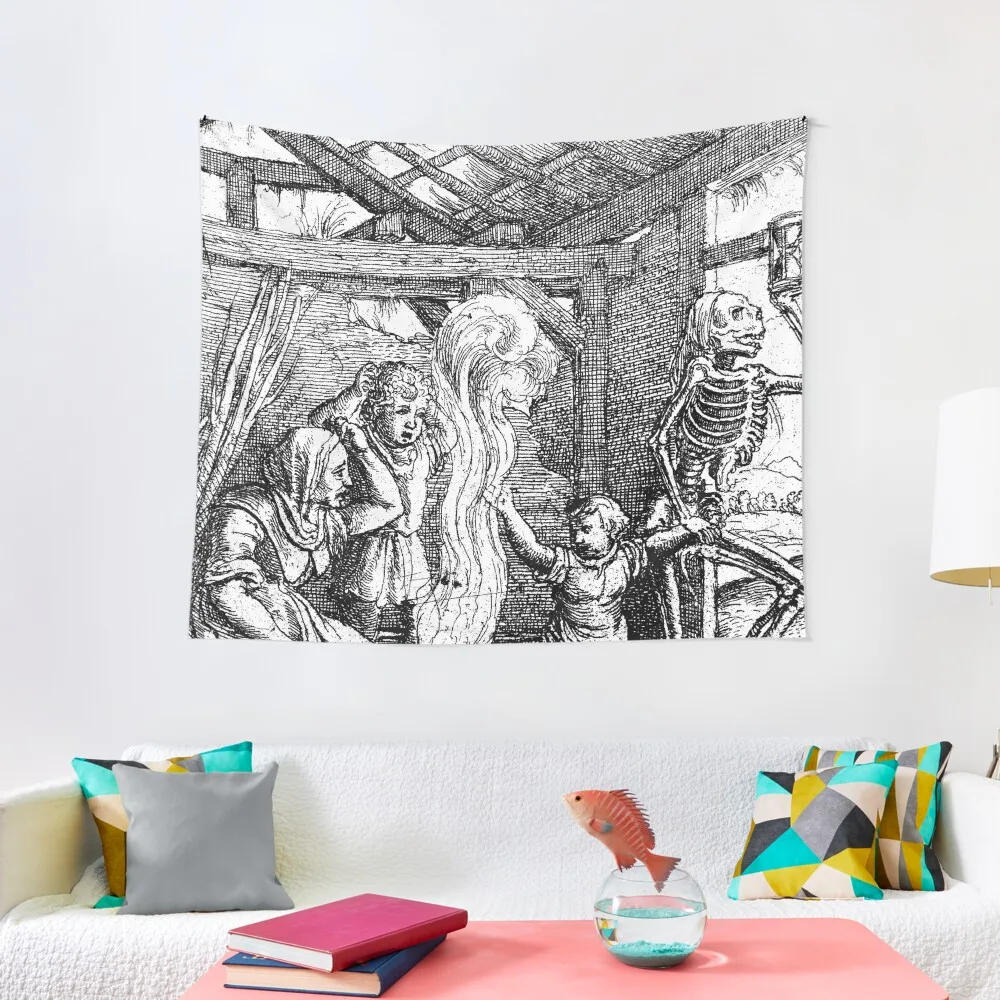 The Child, The Dance Of Death - Hans Holbein Arazzo Decorazioni Per La Casa Arazzo Per La Decorazione Della Casa