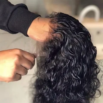 Wear And Go 13x4 Deep Wave Bob Lace Wigs For Women Water Curly 7x5 Glueless Wigs 8 Inch Ready To Go Human Hair Wigs Pre Cut Lace 1