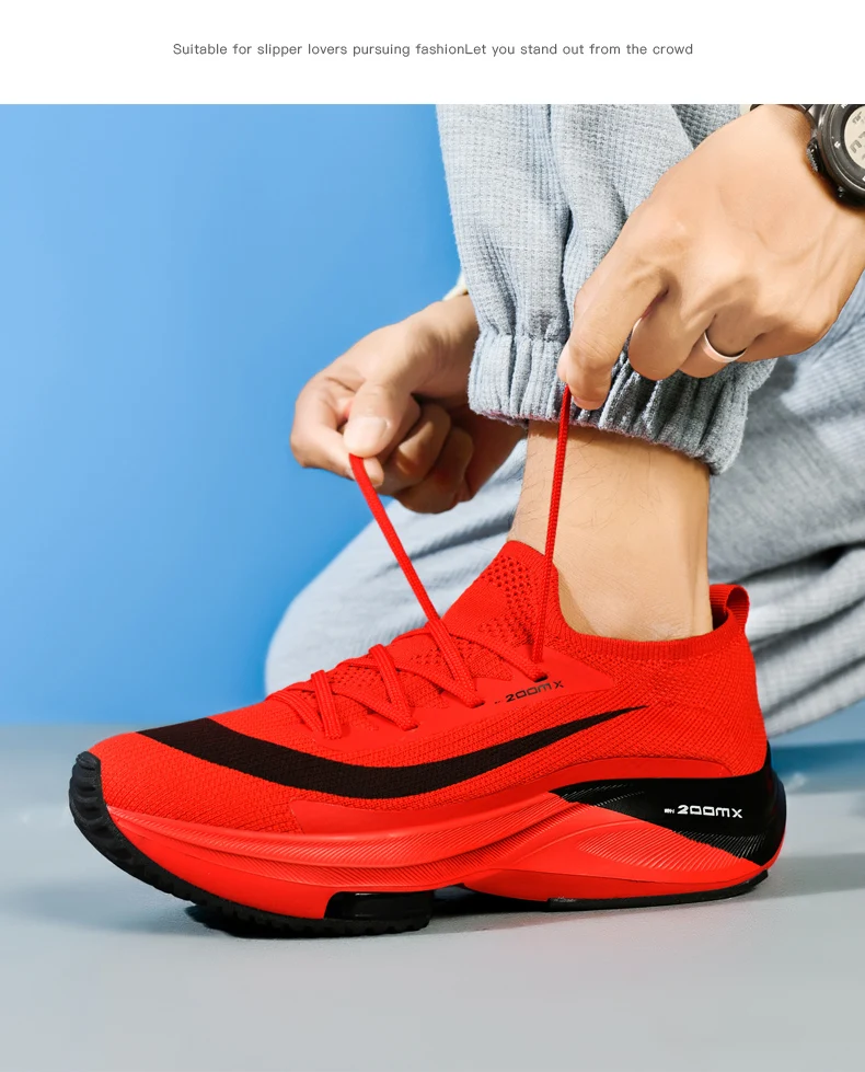 Men Running Shoes Breathable Race Cushioning Outdoor Jogging Sneakers Trainer Luxury shoes Couple Non-Slip Mesh Off-road Shoes S0787aab57b194f0788d04923a0e1c61cK