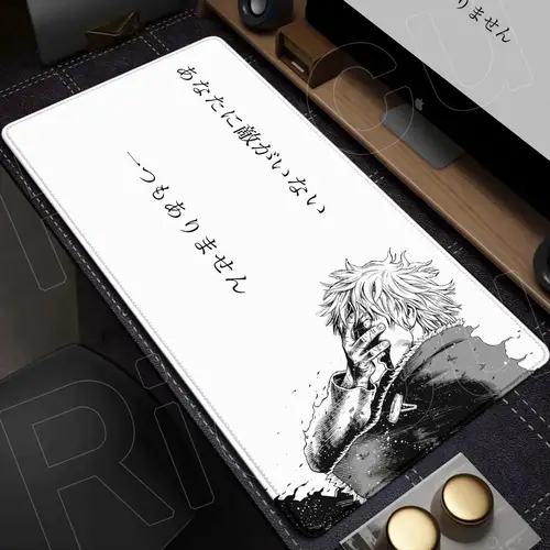 XXL Large Mousepad Vinland Saga 90x40CM Mouse Pad E-sports Gaming Keyboard Protector PC Accessories HD Computer carpet Desk Mat - Image 8