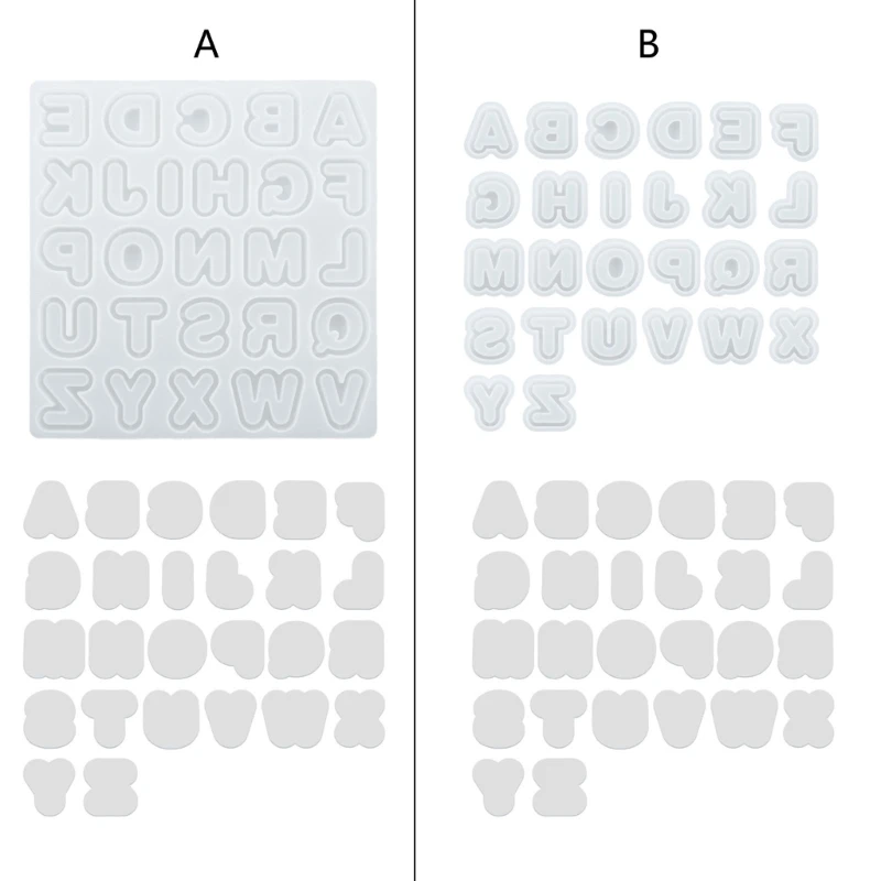 

4XBE алфавит, зыбучий песок, силиконовые формы, литье смолы, форма ручной работы, ювелирный инструмент