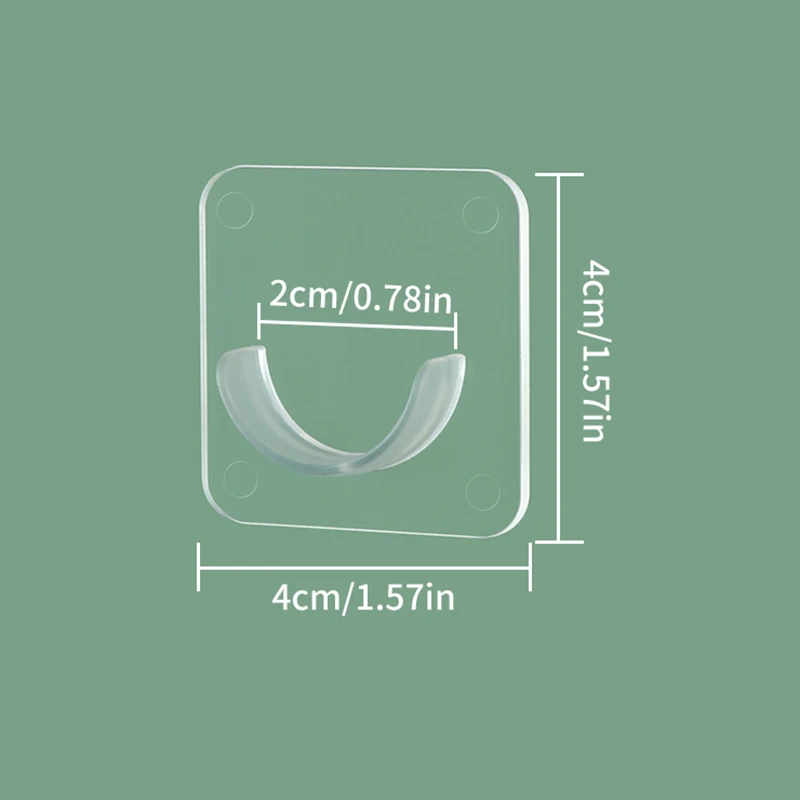 

2Pcs Strong Curtain Rod Bracket Holders Hooks Self-adhesive Rod Holder Clothes Rail Bracket Toilet Bathroom Accessories