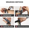 2Pcs Weightlifting Wrist Brace Straps Strength Training Deadlifts Crossfit Gym Fitness Pull-up Lifting Support Sport Grip Band 6