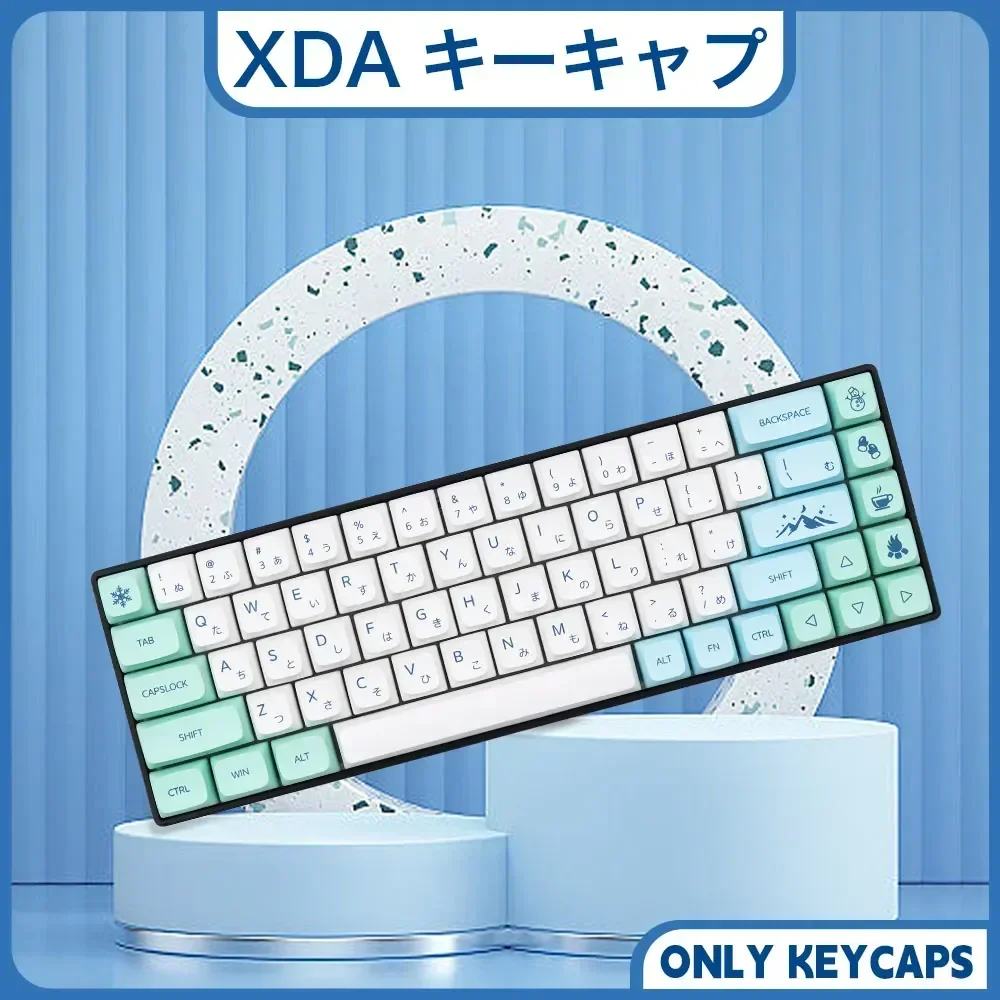 Tampas de Teclas do Teclado para Teclado Mecânico Qwertz Pbt Perfil Xda Layout Iso Espanhol e Idioma Nórdico Keycap Azerty Cherry mx - Imagem 2