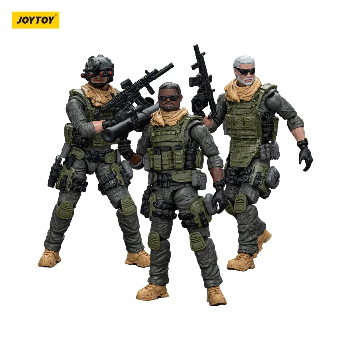 JOYTOY 1/25 Figura De Acción Dark Source – UNSC Mirage Squad, Articulaciones Móviles, Modelo De Coleccionista Para Adultos