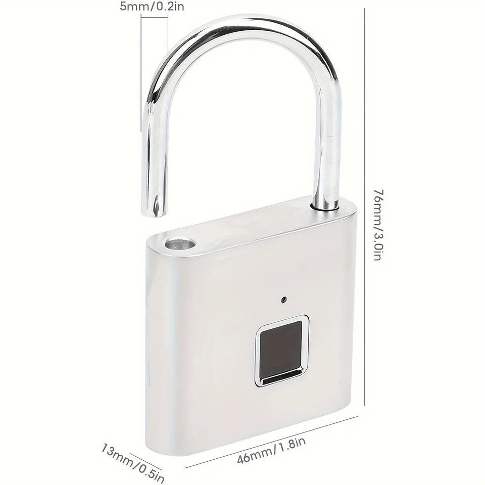 Smart Fingerprint Padlock for Luggage and Travel