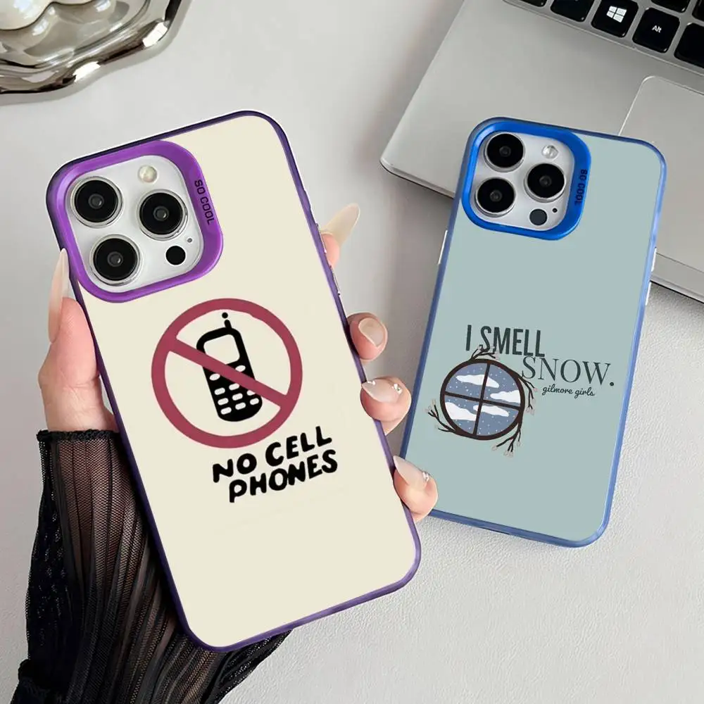 G-Gilmore Girls Funny Phone Case For iPhone 11 12 13 14 15 16Pro Max Plus Protect Plating Phone Cover