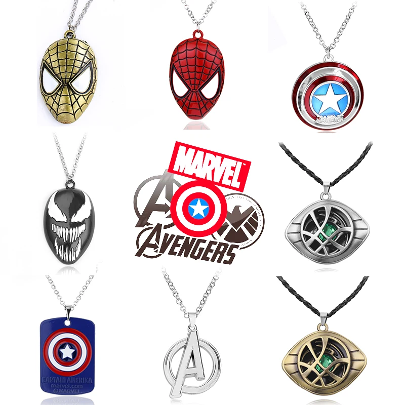 Disney Marvel Avengers Necklace Doctor Strange Captain America