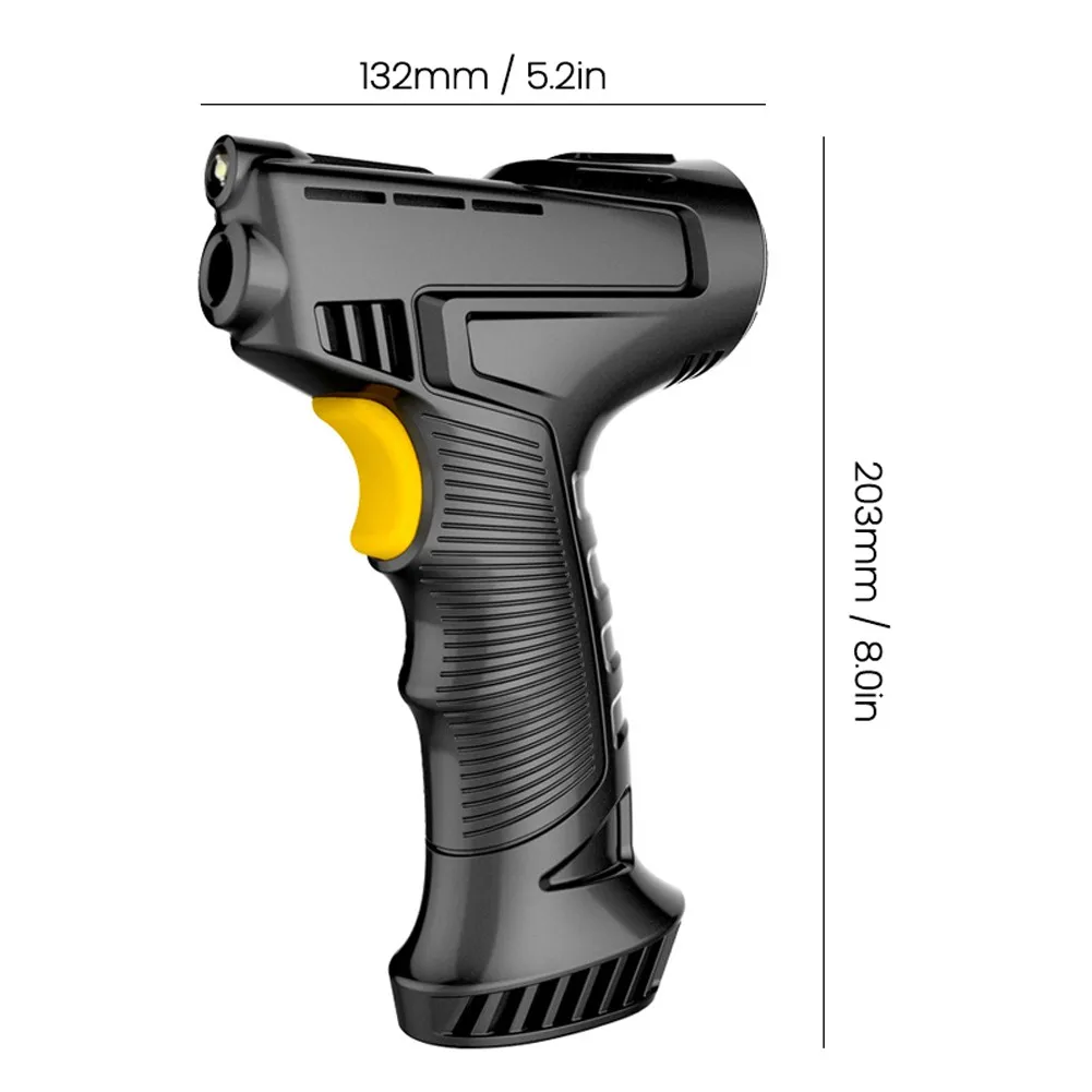 Car Air Compressor Pump Universal 120W Wireless Handheld USB Rechargeable Tire Inflator Digital Display Inflatable Barometer