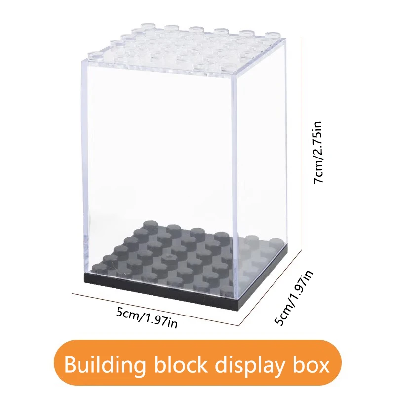 Transposable Mini Doll Showcase Box &ndash; Compatible with Brick Toys building blocks toys
