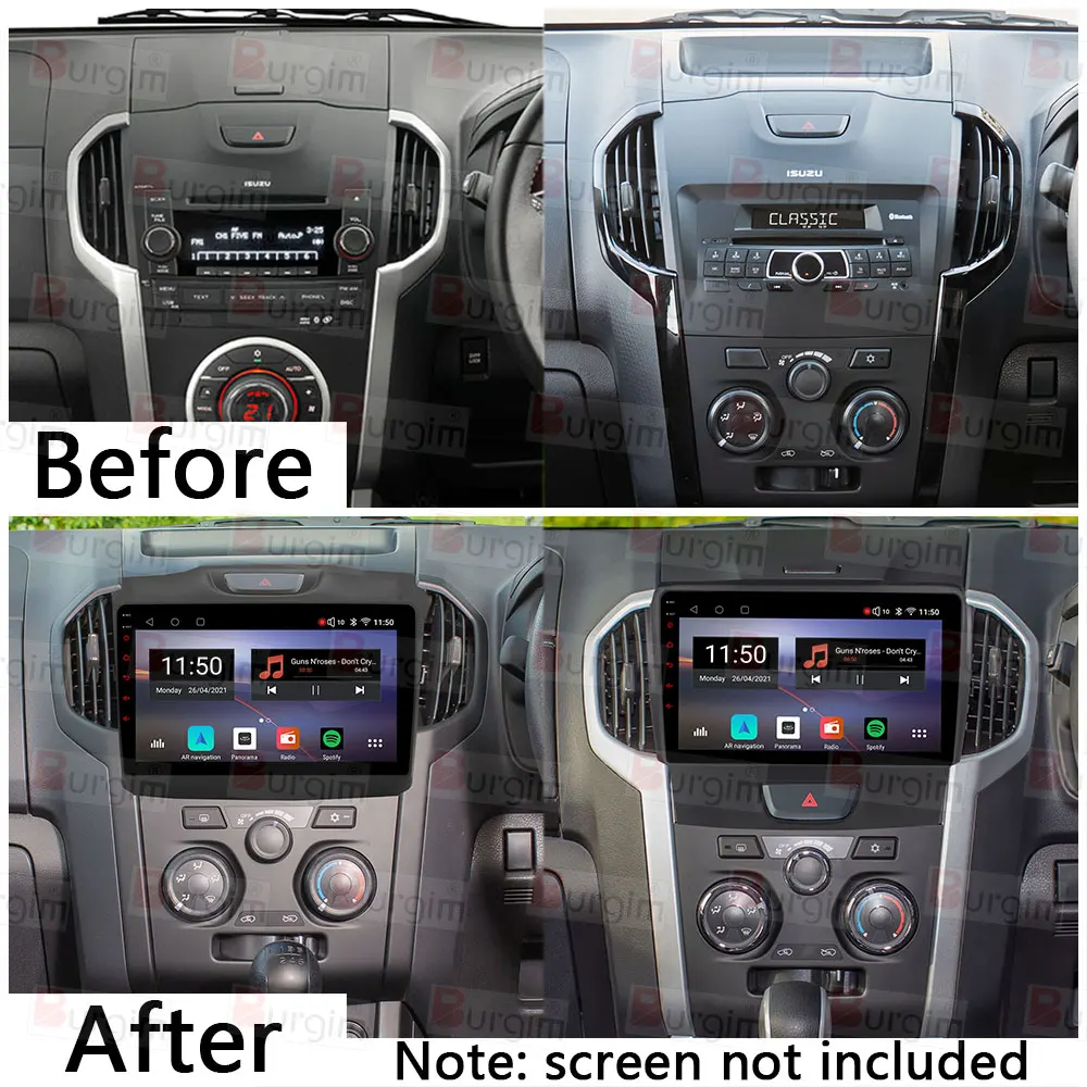 Isuzu D-Max KB MU-X Chevrolet Trailblazer ڵ  , ݷζ 2012-2019 9 ġ ׷ г ϳ׽  ڵ ̺