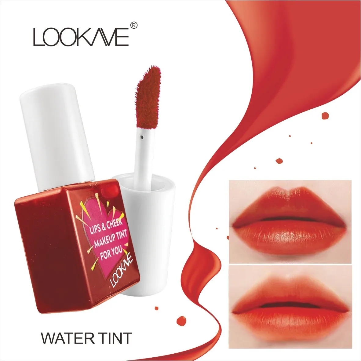 Lip Makeup Lip Cheek Water Tint Matte 6Color Gloss Long Lasting Waterproof