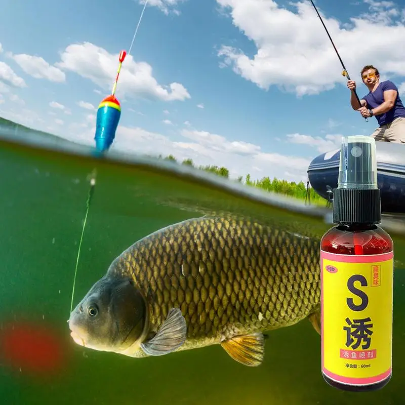 Fish Attractant Freshwater Bass Fishing Lures For Freshwater Attractant Enhancer Liquid Spray Hold Fish On Longer Fishing Gear