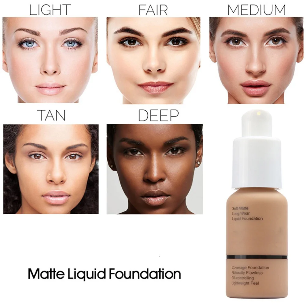 Foundation Base Liquid 30ml liquid foundation makeup cream waterproof foundation