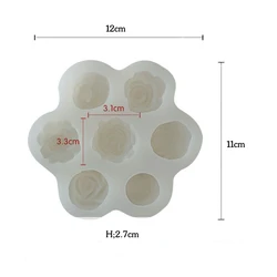 7-Piece 3D Flower Silicone Mold Set (83002461)