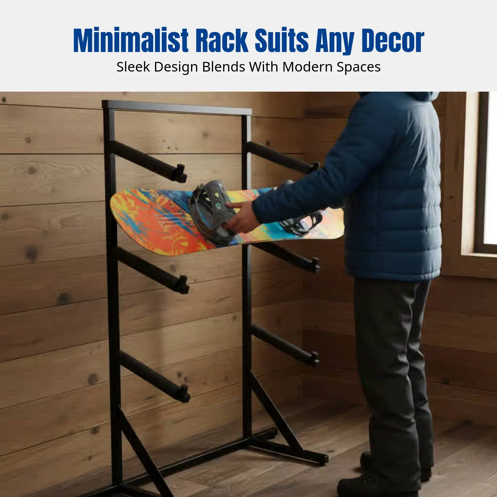 스키보드 드라이버, 플로어 랙, 장비 정리대, 싱글 및 더블 보드용 스노우보드 스탠드