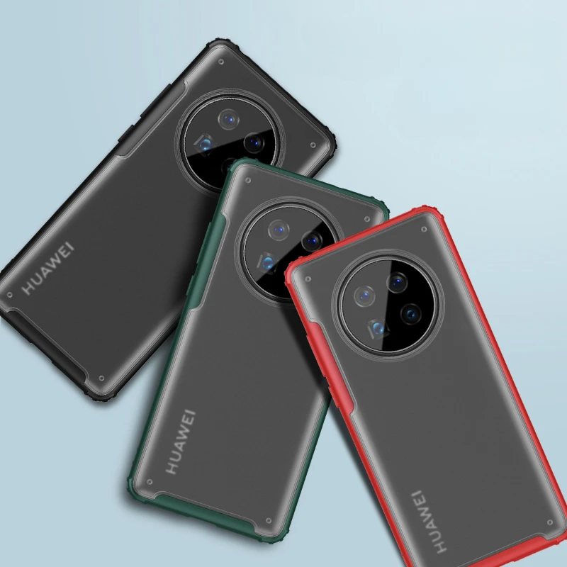

For Huawei Mate40pro TPU+PC Frosted mobile phone housing for Mate30 Semi-transparent Airbag Full Fall Protection Case