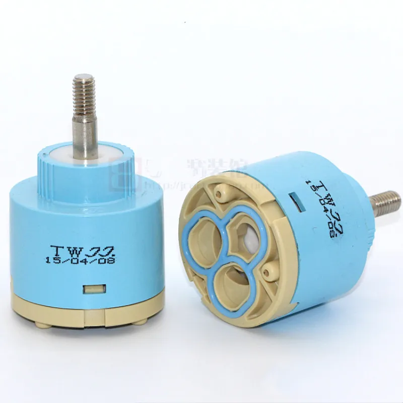 Perfect Higher Quality Durable 35mm 360 degree Ceramic Plate Spool Brass Lever Mixer Faucet Accessories Faucet Cartridge