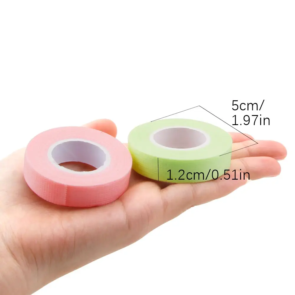Eyelash Extension Tape 3/5Rolls Eyelash Extension Tape Lint Breathable Non-woven Cloth Adhesive Eyelash Tape Micropore False Lashes Patch Makeup Tools