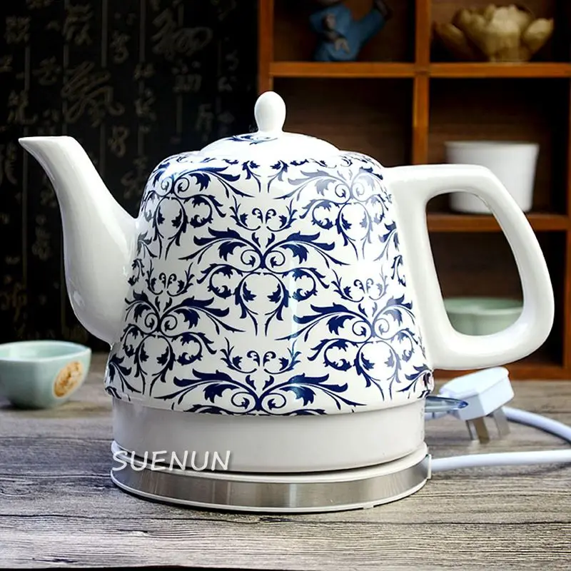 Automatic Power Off of Ceramic Electric Kettle Food Grade Ceramic Electric Kettle Home Tea Kettle Tea Maker Ceramic  kettle 4