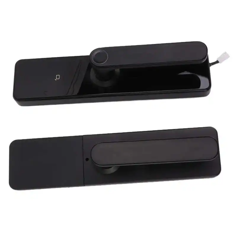 

Bluetooth Fingerprint Smart Door Lock Smart Fingerprint Door Lock Matte Black Anti Theft for Household