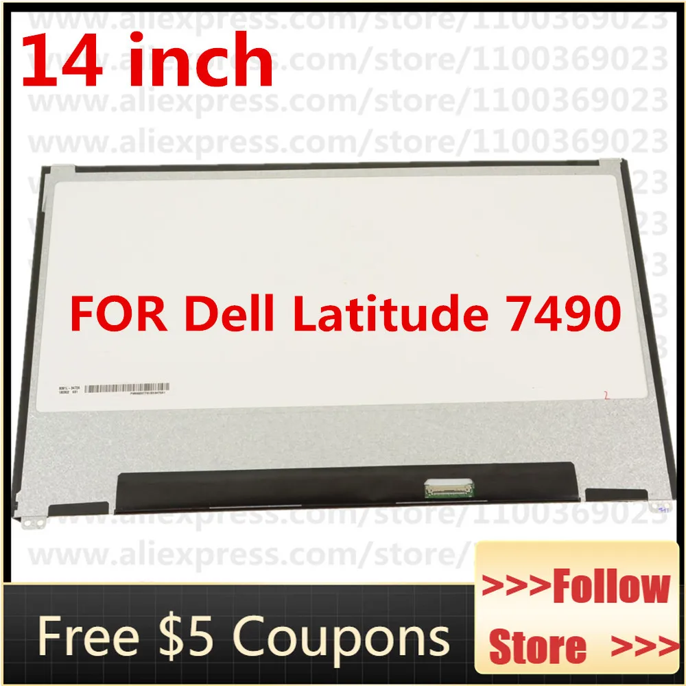 inch LCD screen FOR Dell Latitude 7490 