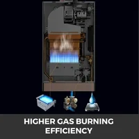 VEVOR Propane GPL chauffe-eau à gaz en acier inoxydable sans réservoir gaz Propane GPL chaudière appareil ménager 6L-18L chauffe-eau 4