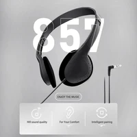 Comfortable Wearing Noise Reduction ABS Portable Headphone Wired Headset Earbud Stereo 3.5mm Clear Gaming for Gamer 2