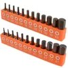 12/24pcs Hex Screwdriver Bit Set Alloy Steel Magnetic Set 25mm 1/4in Hex Shank Driver Bit For DIY Home Projects Or Work Sites