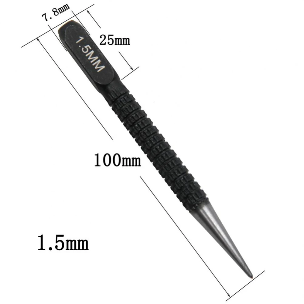 

"Achieve Perfectly Placed Holes Every Time with Our Dependable Alloy Steel Center Punch Ideal for Wood Metal and Plastic"