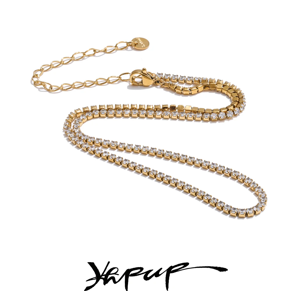 Yhpup Cubic Zirconia Necklace