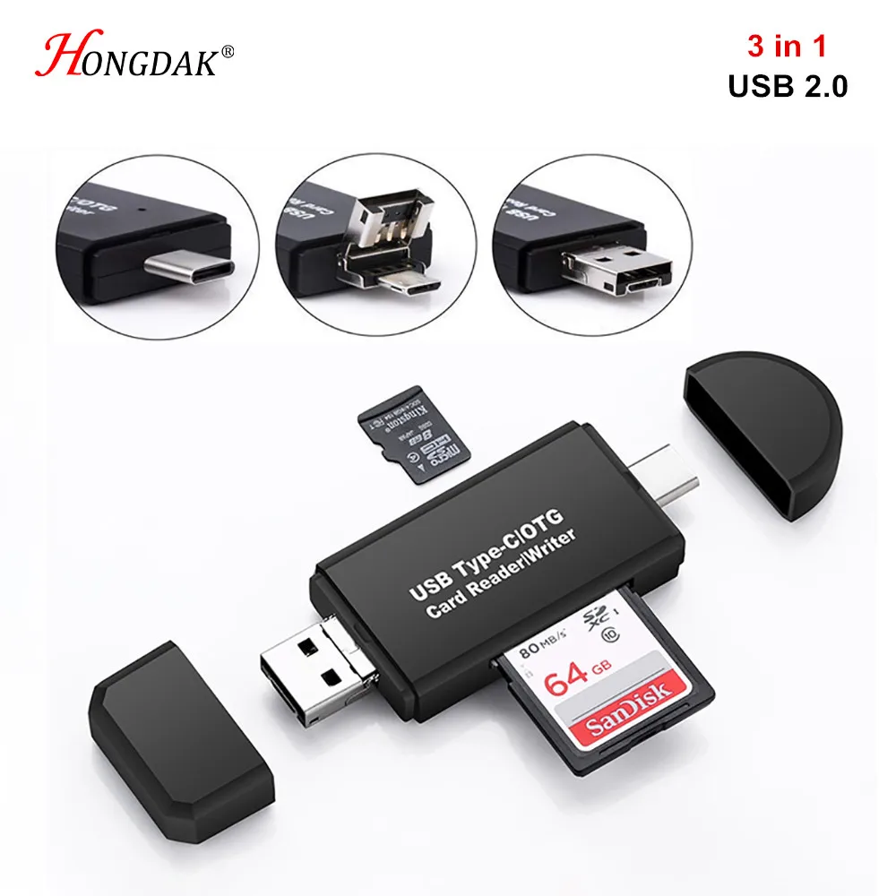 Usb Hub Sd Card Reader Usb 3 Sd Card Reader Hub Otg Hub Card Reader