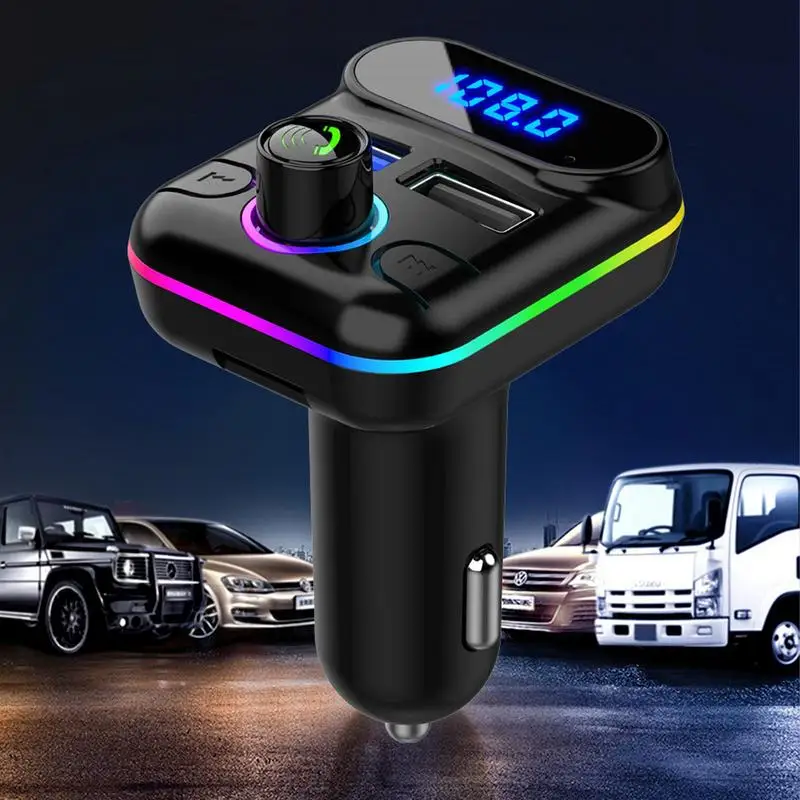 

Car MP3 Player FM Transmitter Automobile Super Quick USB Charge Adapter Automotive MP3 Modulator Player Car Interior Accessories