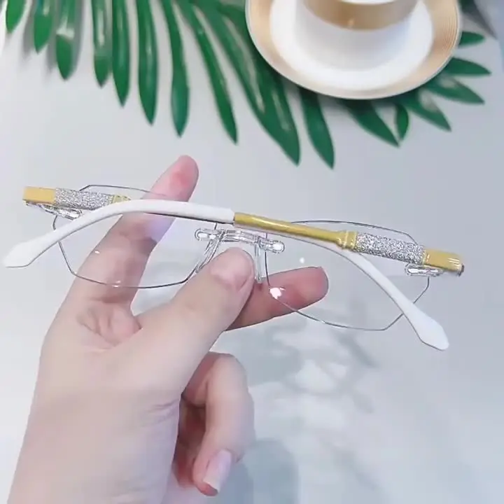 2 PZ Due Paia Di Occhiali Da Lettura Eleganti E Comodi, Luce Anti-blu - Foto 4