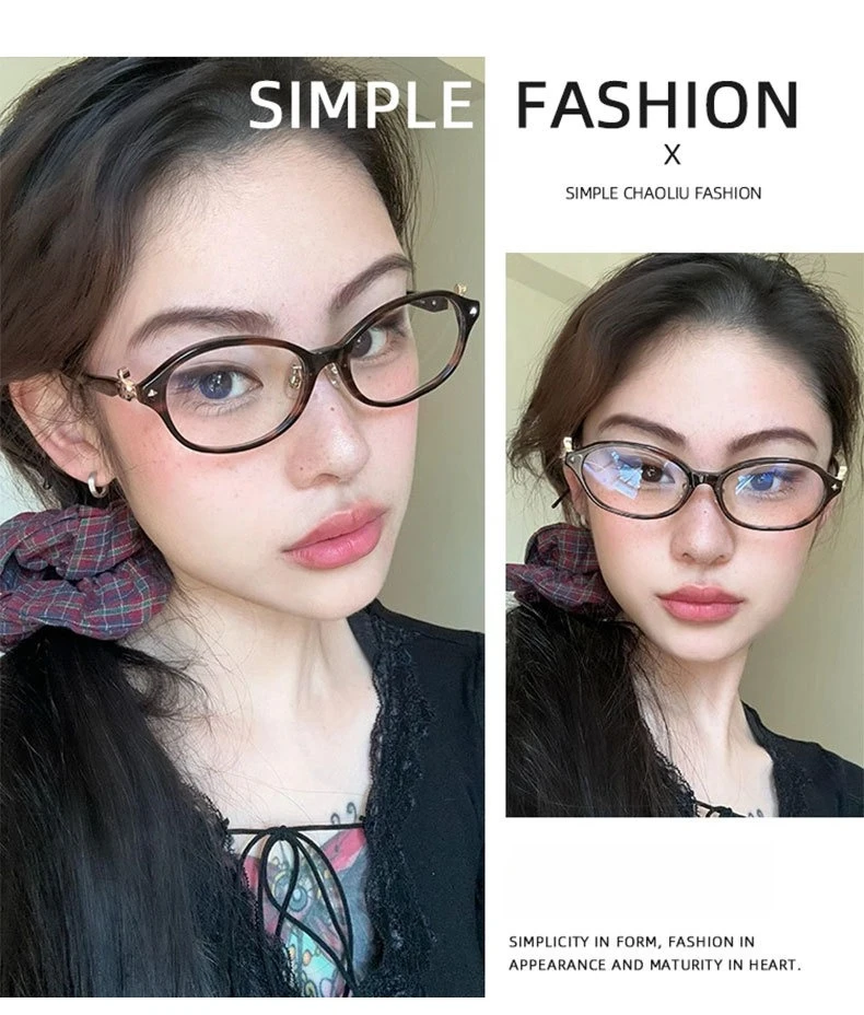 Elliptical Reading Glasses – Fashion Presbyopia Glasses With Anti Blue Light Lenses