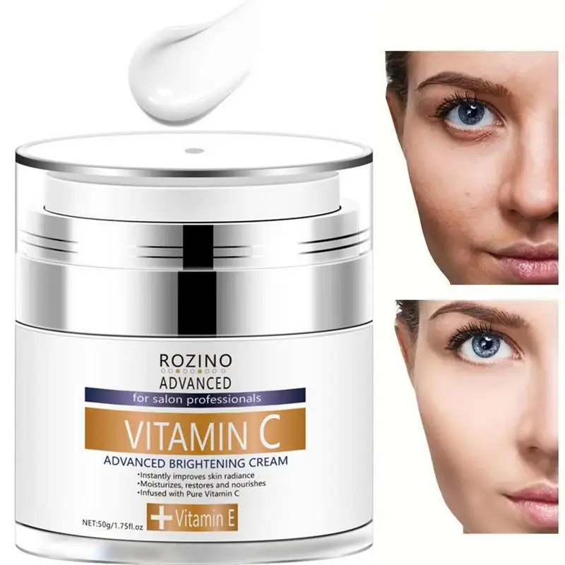 

Newest Vitamin C Whitening Facial Cream Repair Fade Freckles Remove Dark Spots Melanin Remover Brightening Face Cream