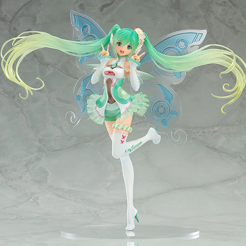 Anime Miku Cosplay Vocaloid Miku Cosplay Wig Anime Racer Miku Blue Long Dream Gradient Hair Color for Girls Woman Vehicle Race