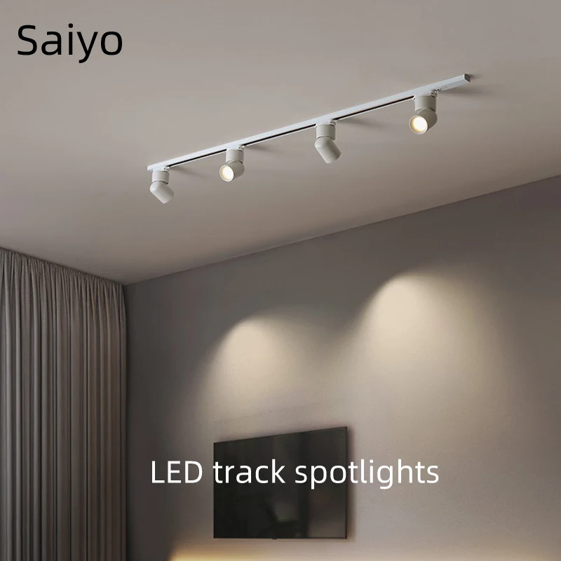 Saiyo-Led-Track-Light-Whole-Set-Rails-Lamp-Fixture-Surface-Mounted ...